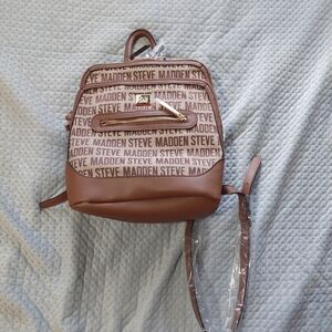 Steve Madden Brown Backpack